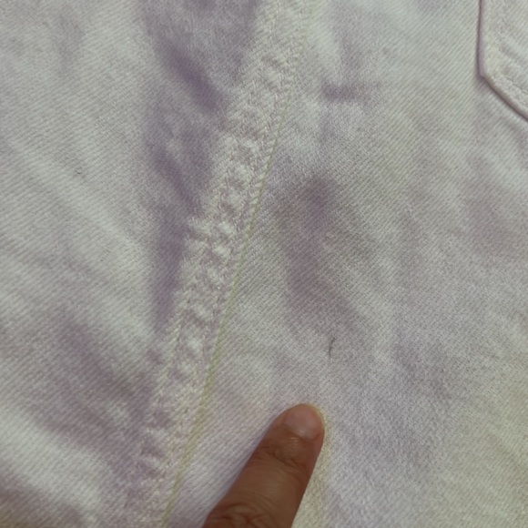 PAIGE White Denim Skirt size 26 - Picture 4 of 6